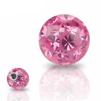 Šperky4U Náhradní kulička s krystaly Swarovski®, 5 mm, závit 1,6 mm - ND01023-05-P