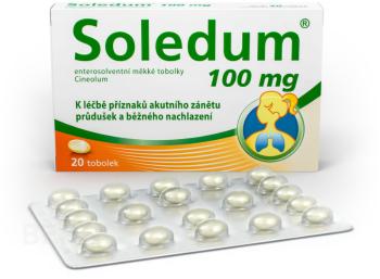 Soledum 100 mg 20 měkkých tobolek