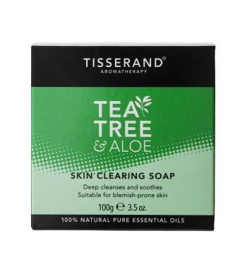 Tisserand hluboce čisticí tuhé mýdlo s tea tree a aloe vera, 100 g