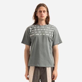 Pánské tričko PLEASURES Polite Heavyweight T-košile P22SP018-šedá