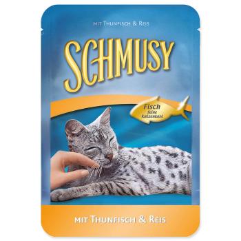 Kapsička SCHMUSY Fish tuňák + rýže v želé - KARTON (24ks) 100 g