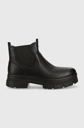Kožené kotníkové boty UGG M Skyview Chelsea pánské, černá barva