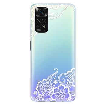 Odolné silikonové pouzdro iSaprio - White Lace 02 - Xiaomi Redmi Note 11 / Note 11S