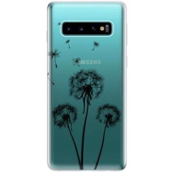 iSaprio Three Dandelions - black pro Samsung Galaxy S10 (danbl-TPU-gS10)