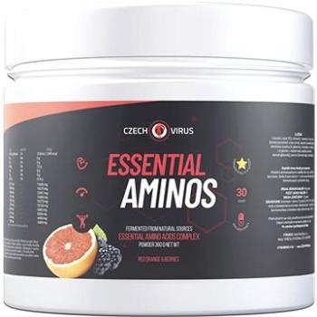 Czech Virus Essential Aminos 360 g, červený pomeranč a lesní plody (8595661002026)