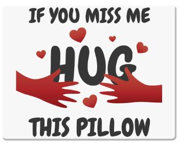 Podložka pod myš Hug this pillow