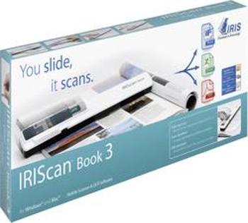 Skener dokumentů IRIS by Canon IRIScan™ Book 3, A4, USB, microSD, microSDHC