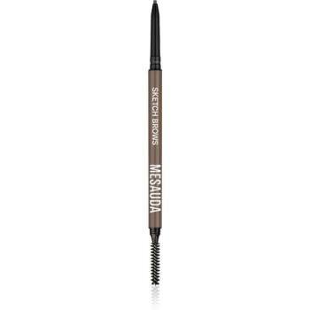 Mesauda Milano Sketch Brows automatická tužka na obočí s kartáčkem odstín 101 Blonde 0,09 g