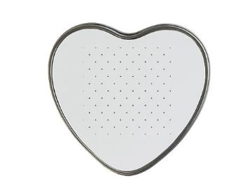 Plechová krabička srdce Minimal triangle pattern