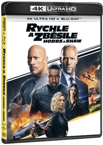 Rychle a zběsile: Hobbs a Shaw (4K ULTRA HD + BLU-RAY) (2 BLU-RAY)