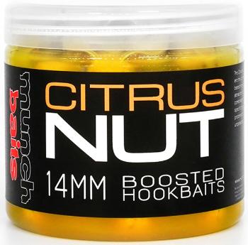 Munch baits boosterované boilies citrus nut boosted hookbaits 200 ml - 14 mm