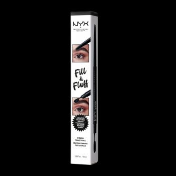 NYX Professional Makeup Fill & Fluff Eyebrow Pomade Pencil Tužka na obočí - odstín Black 0.2 g