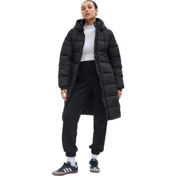 GAP LONG PUFFER COAT Dámský prošívaný kabát, černá, velikost