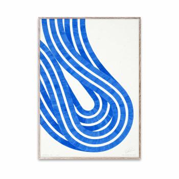 Plakát Entropy Blue 02 – 70 × 100 cm