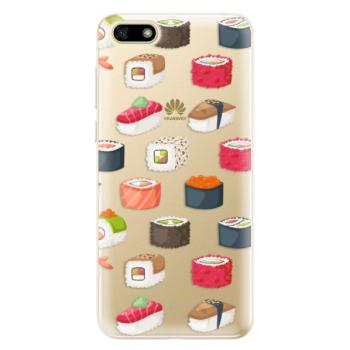 Odolné silikonové pouzdro iSaprio - Sushi Pattern - Huawei Y5 2018