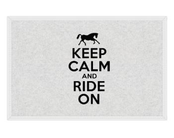 Rohožka Keep calm and ride on