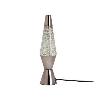 Stolní lampa Glitter – stříbrná