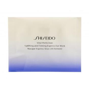 Shiseido Vital Perfection Uplifting & Firming Express Eye Mask 12 ks maska na oči pro ženy zpevnění a lifting pleti; na otoky a kruhy pod očima