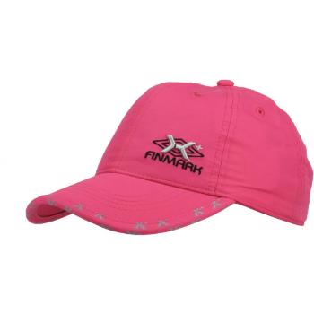 Finmark KIDS’ SUMMER CAP Letní dětská baseballová čepice, růžová, velikost UNI