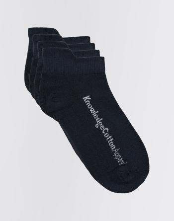 Knowledge Cotton 2-pack footie 1300 Black Jet 39-42