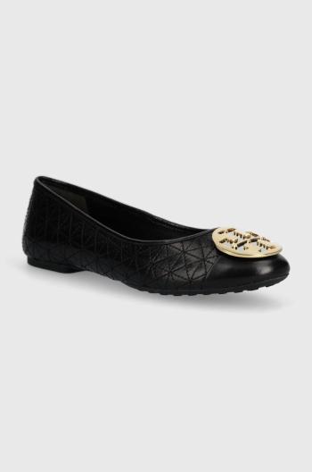 Kožené baleríny Tory Burch Claire Quilted Ballet černá barva, 155325.006