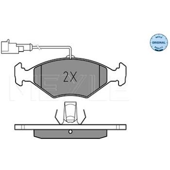 MEYLE Brzdové destičky přední (0252322018/W)