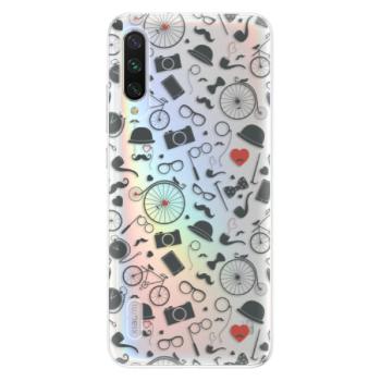 Odolné silikonové pouzdro iSaprio - Vintage Pattern 01 - black - Xiaomi Mi A3