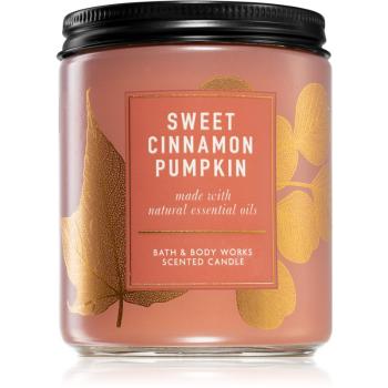 Bath & Body Works Sweet Cinnamon Pumpkin vonná svíčka I. 198 g