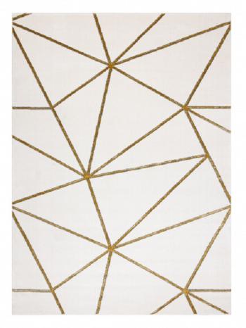Dywany Łuszczów Kusový koberec Emerald 1013 cream and gold - 140x190 cm Béžová