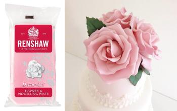 Růžová modelovací hmota na květiny Rose Pink 250 g - Renshaw