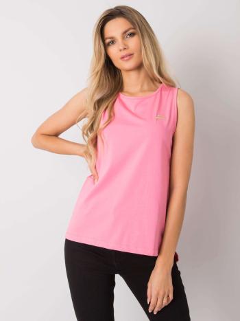 SVĚTLE RŮŽOVÝ DÁMSKÝ TOP TK-FF-TP-194563.53P-PINK Velikost: S