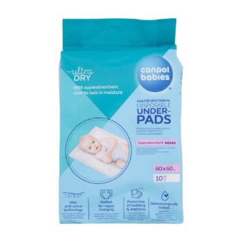 Canpol babies Ultra Dry Multifunctional Disposable Underpads 60 x 60 cm 10 ks přebalovací podložka pro ženy