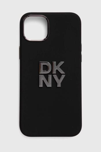 Obal na telefon Dkny iPhone 15 Plus / 14 Plus 6.7" černá barva, DKHCP15MSMCBSK