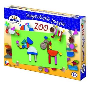 Detoa Dřevěné hračky - Magnetické puzzle ZOO (8593547030248)