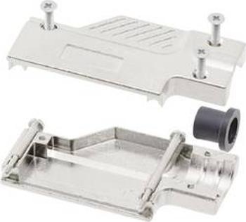 D-SUB pouzdro MH Connectors MHDCMR25-ULP, Pólů: 25, kov, 90 °, stříbrná, 1 ks