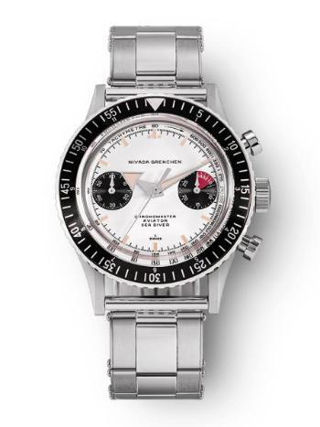 Nivada Grenchen Chronomaster Panda Manual - Oyster