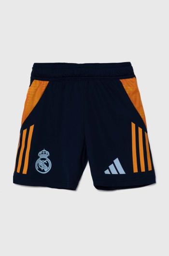 Dětské kraťasy adidas Performance REAL TR SHO tmavomodrá barva, vzorované, nastavitelný pas, IT5107