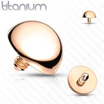 Šperky4U Náhradní půlkulička TITAN k labretě, závit 1,2 mm, rozměr 3 mm - TIT1075-RD03