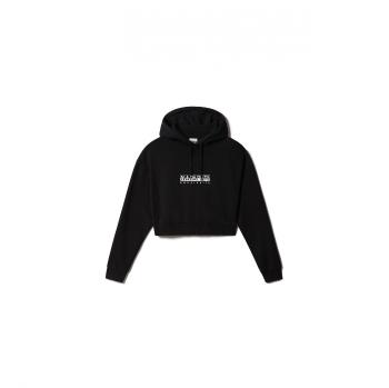 Napapijri Napapijri dámská černá mikina s kapucí B-BOX CROPPED HOODIE