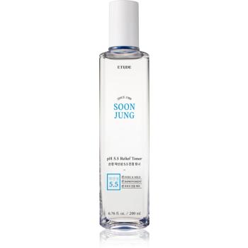 ETUDE SoonJung pH 5.5 Relief Toner zklidňující pleťové tonikum pro regeneraci a obnovu pleti 200 ml