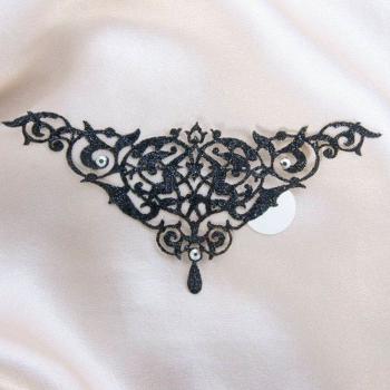 šperk na tělo - Alhambra černá uni