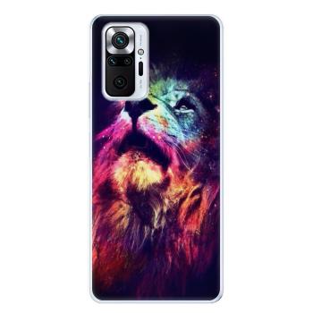 Odolné silikonové pouzdro iSaprio - Lion in Colors - Xiaomi Redmi Note 10 Pro