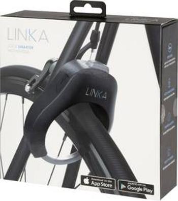 Zámek rámu Linka Bluetooth Bicycle lock, (d x š x v) 134 x 33 x 152 mm, černá