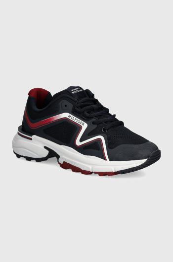 Sneakers boty Tommy Hilfiger M RUNNER TECH KNIT tmavomodrá barva, FM0FM05109