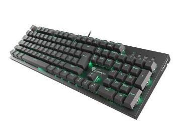Mechanická klávesnice Genesis Thor 300, US layout, zelené podsvícení, Outemu Blue switch, NKG-0947