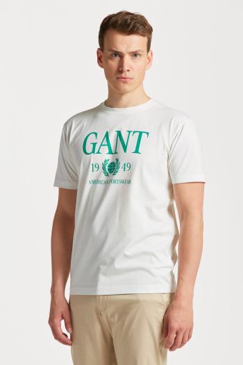 TRIČKO GANT RETRO CREST T-SHIRT bílá S