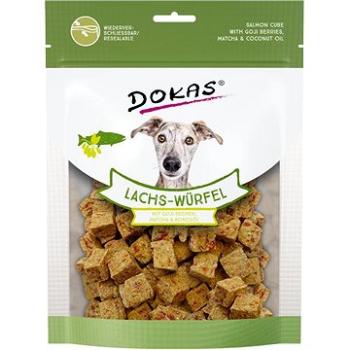 Dokas - Kostky z lososa s goji a matchou 150 g (4251276203121)