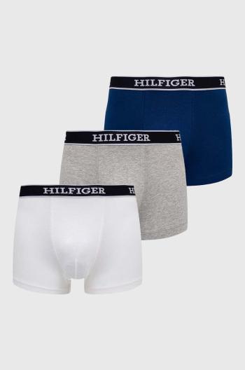 Boxerky Tommy Hilfiger 3-pack pánské, tmavomodrá barva, UM0UM03185