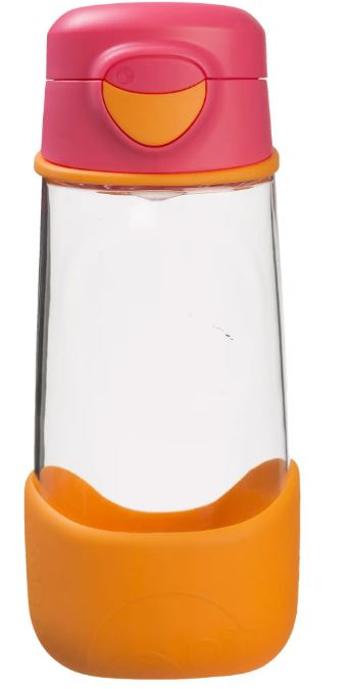 B.box Sport lahev na pití růžová/oranžová 450 ml