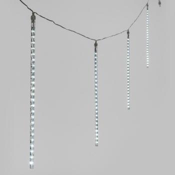 Řetěz padající kapky 10480, 10 trubic 50 cm s 480 LED studená bílá           